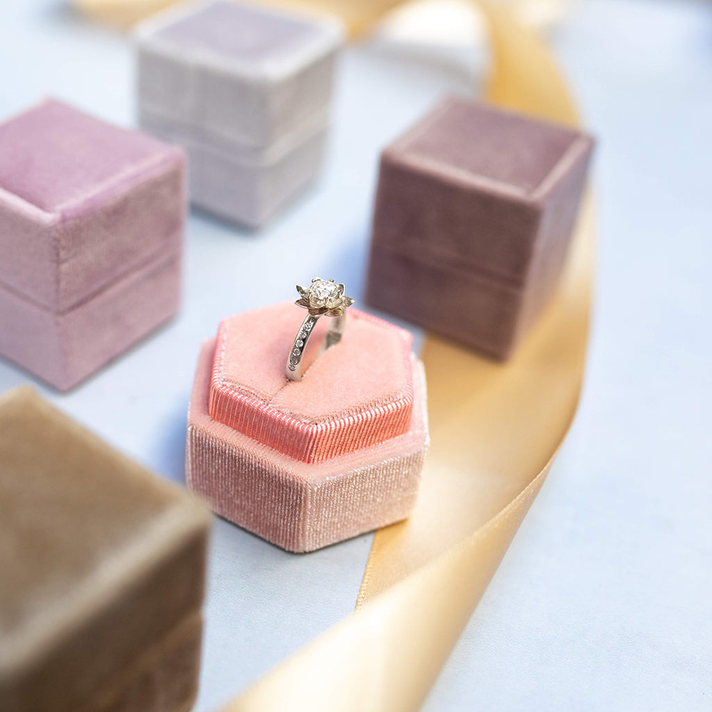 Adam's custom Lotus Flower Diamond ring - Lotus no. 31